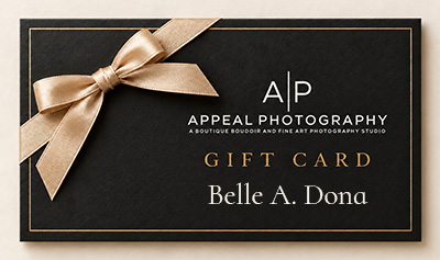 Sample Boudoir Gift Card